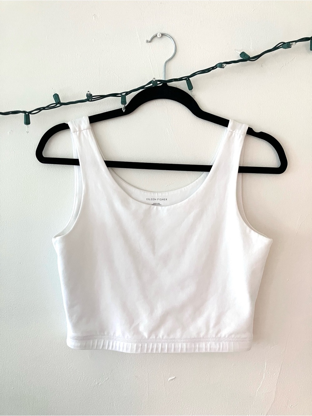 NWOT Eileen Fisher White Tank Bra